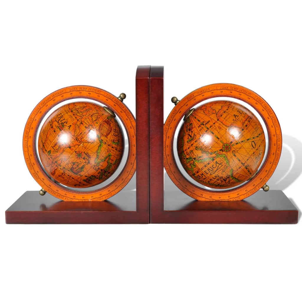 Bookend globe 2 pcs