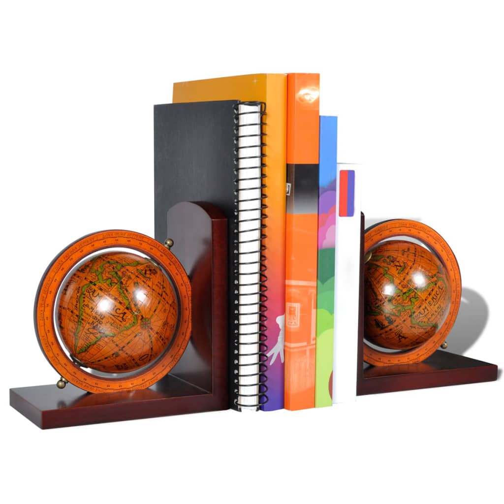 Bookend globe 2 pcs