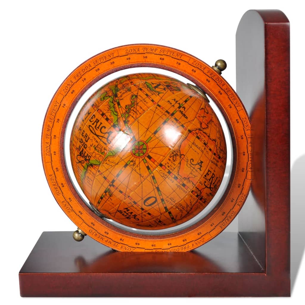 Bookend globe 2 pcs