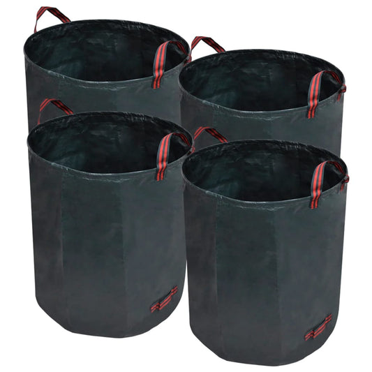 Garden waste bags 4 pcs green 272 L 150 g/m²