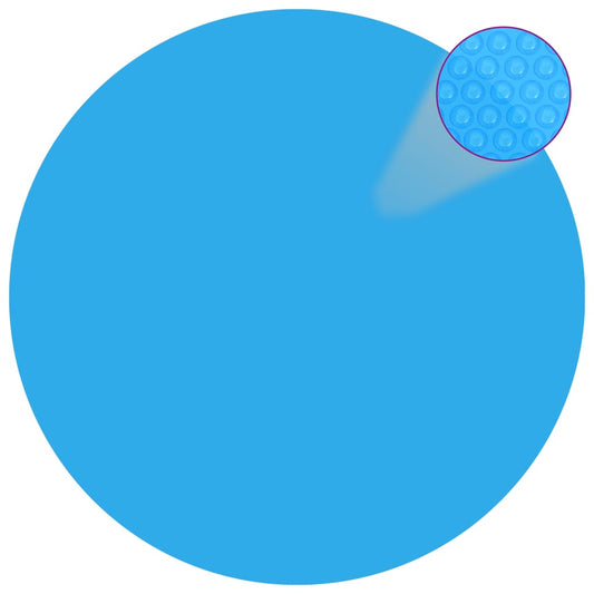 3pcs Round Pool Cover 488 cm PE Blue