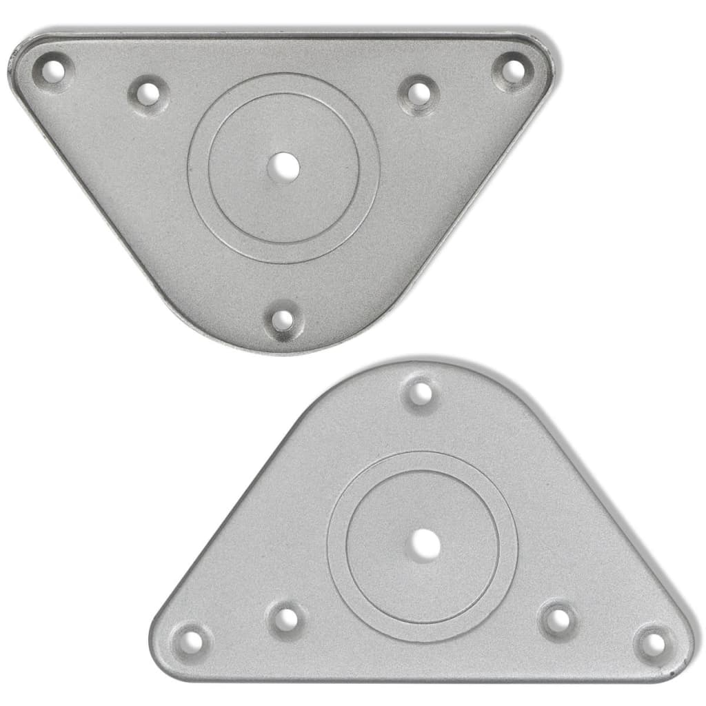 4 adjustable table legs chrome 1100 mm