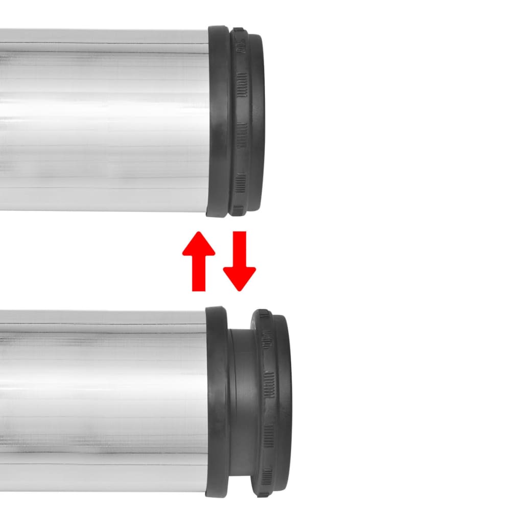 4 adjustable table legs brushed nickel 1100 mm
