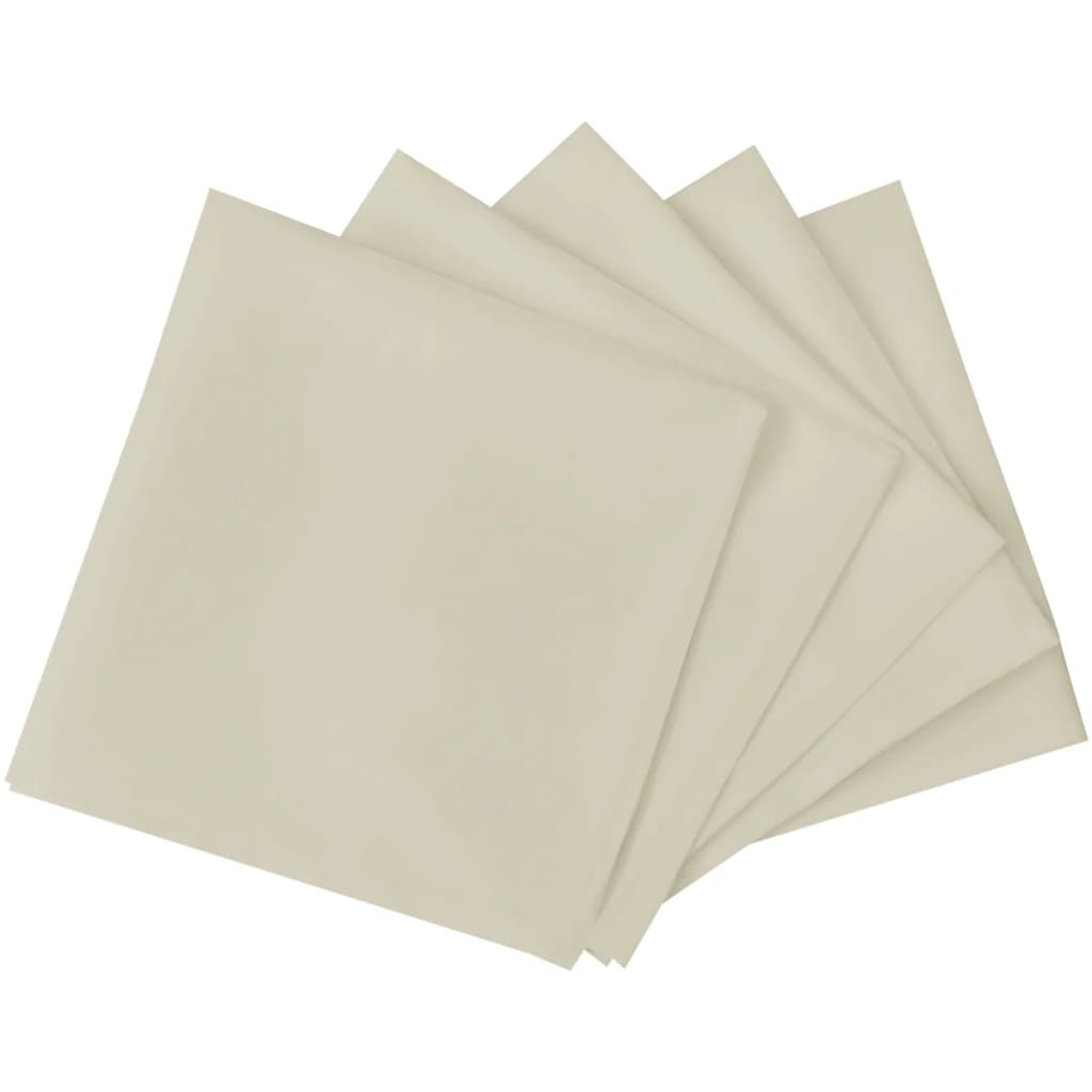 Napkins 25 pcs. Cream 50x50 cm