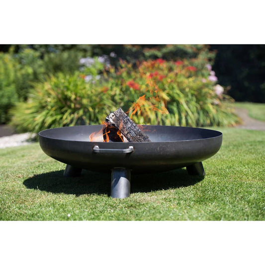 Fire pit Salo black steel 80 cm 81020