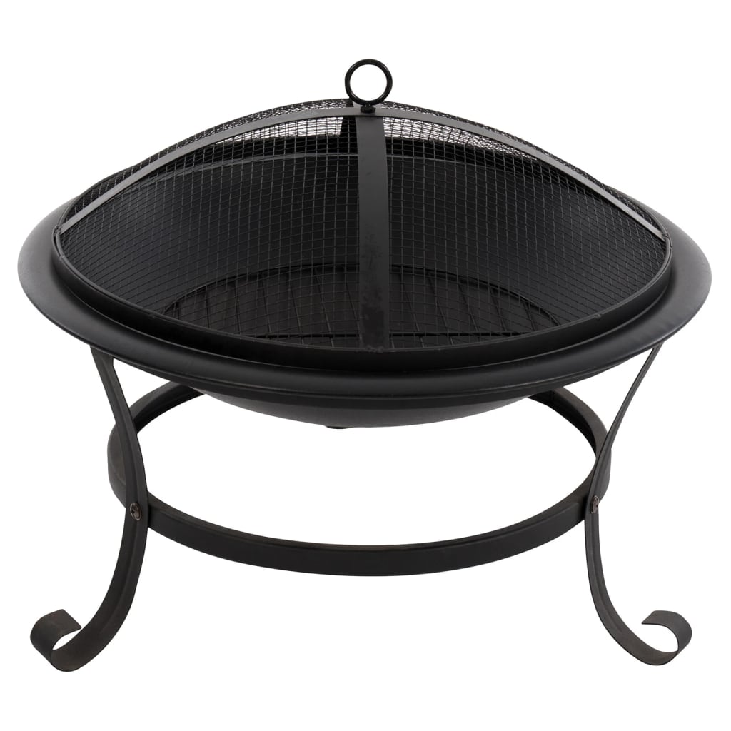 Fire bowl Atlanta black steel 51 cm 85014