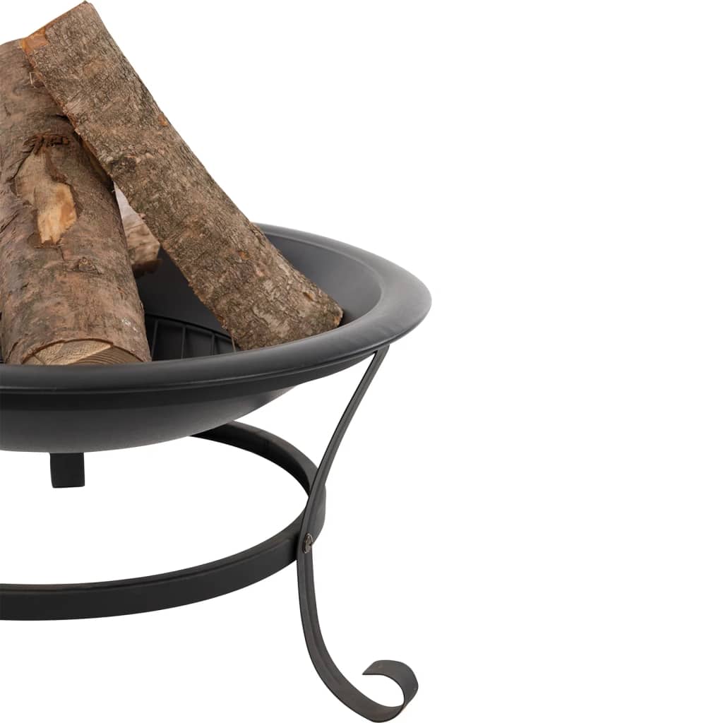Fire bowl Atlanta black steel 51 cm 85014