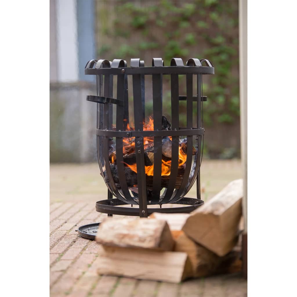 Fire basket Dallas black steel