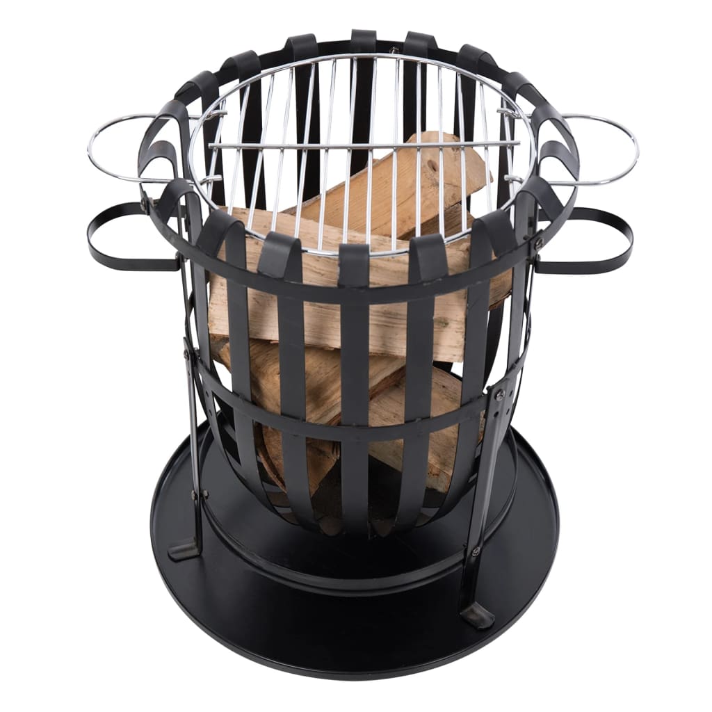 Fire basket Dallas black steel