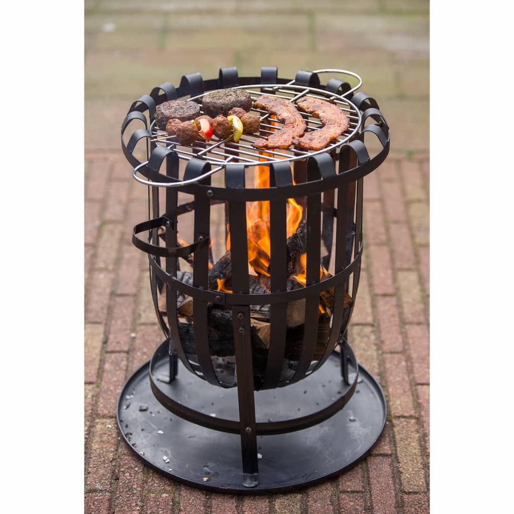 Fire basket Dallas black steel
