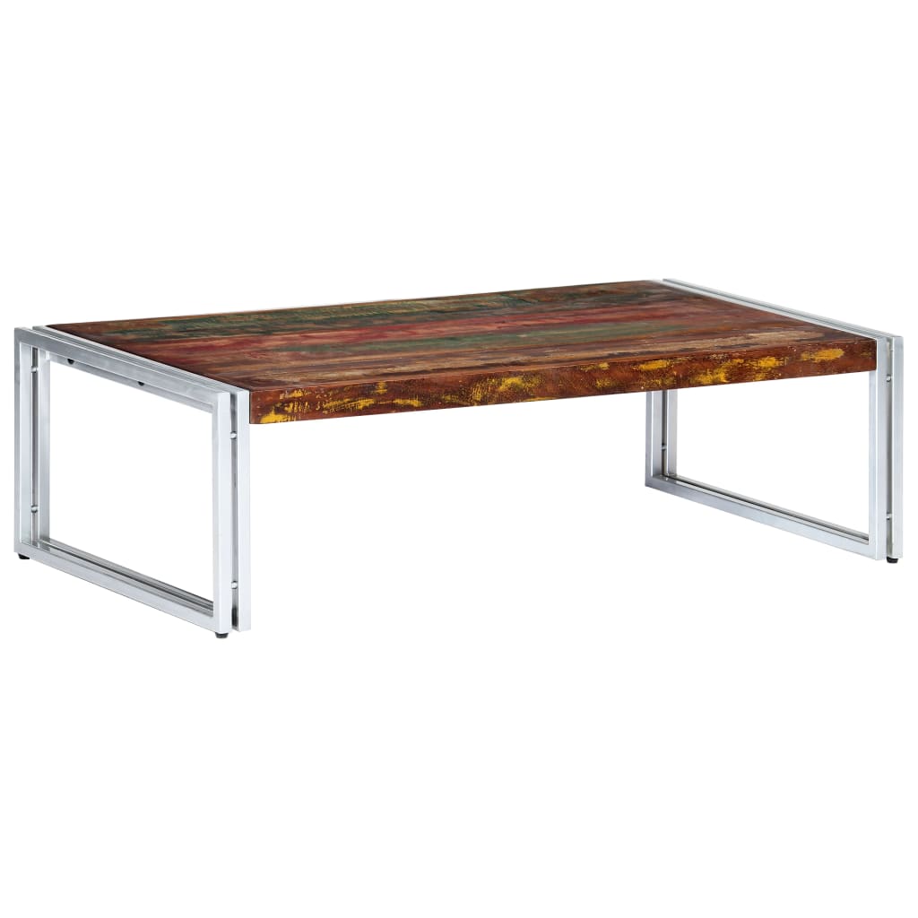 Coffee table 120x60x35 cm reclaimed solid wood