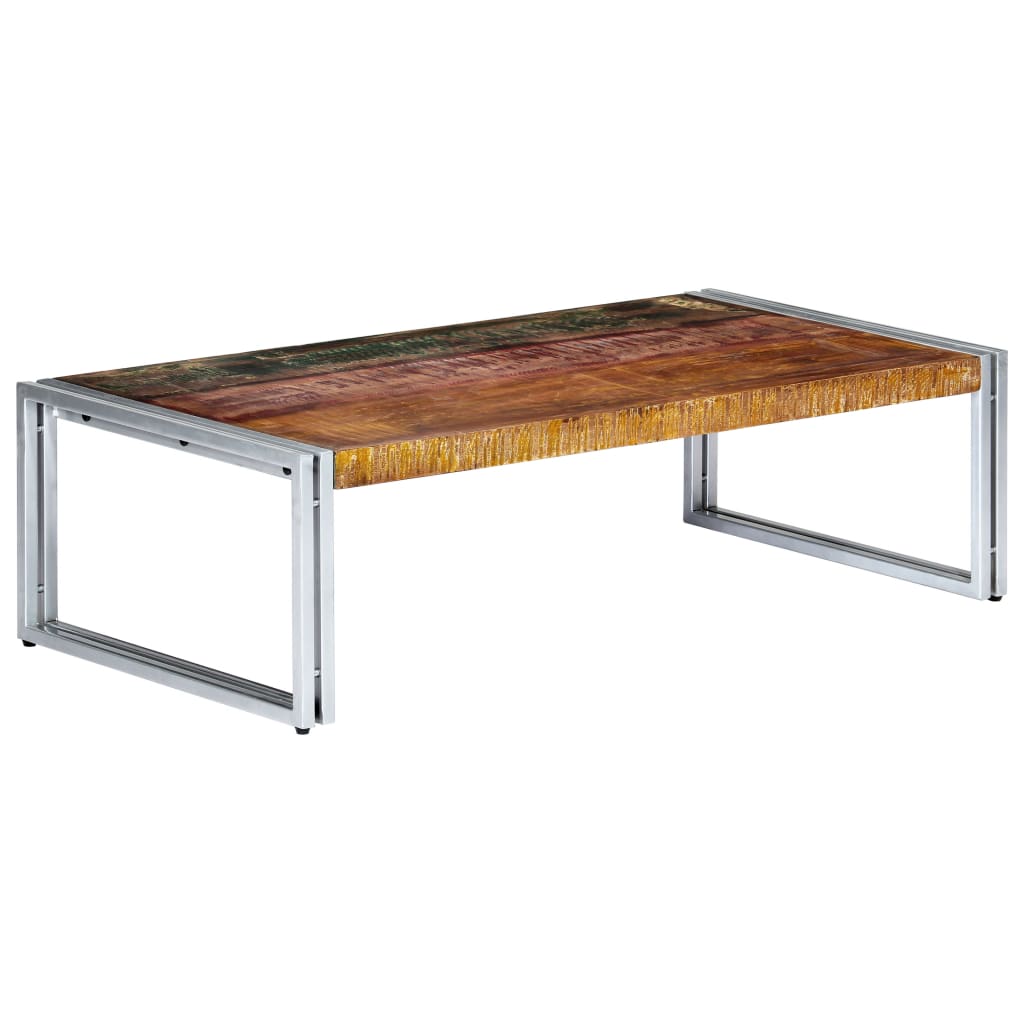 Coffee table 120x60x35 cm reclaimed solid wood
