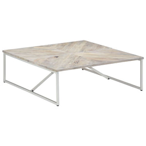 Coffee table 110x110x36 cm solid mango wood