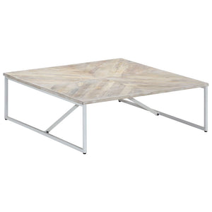 Coffee table 110x110x36 cm solid mango wood