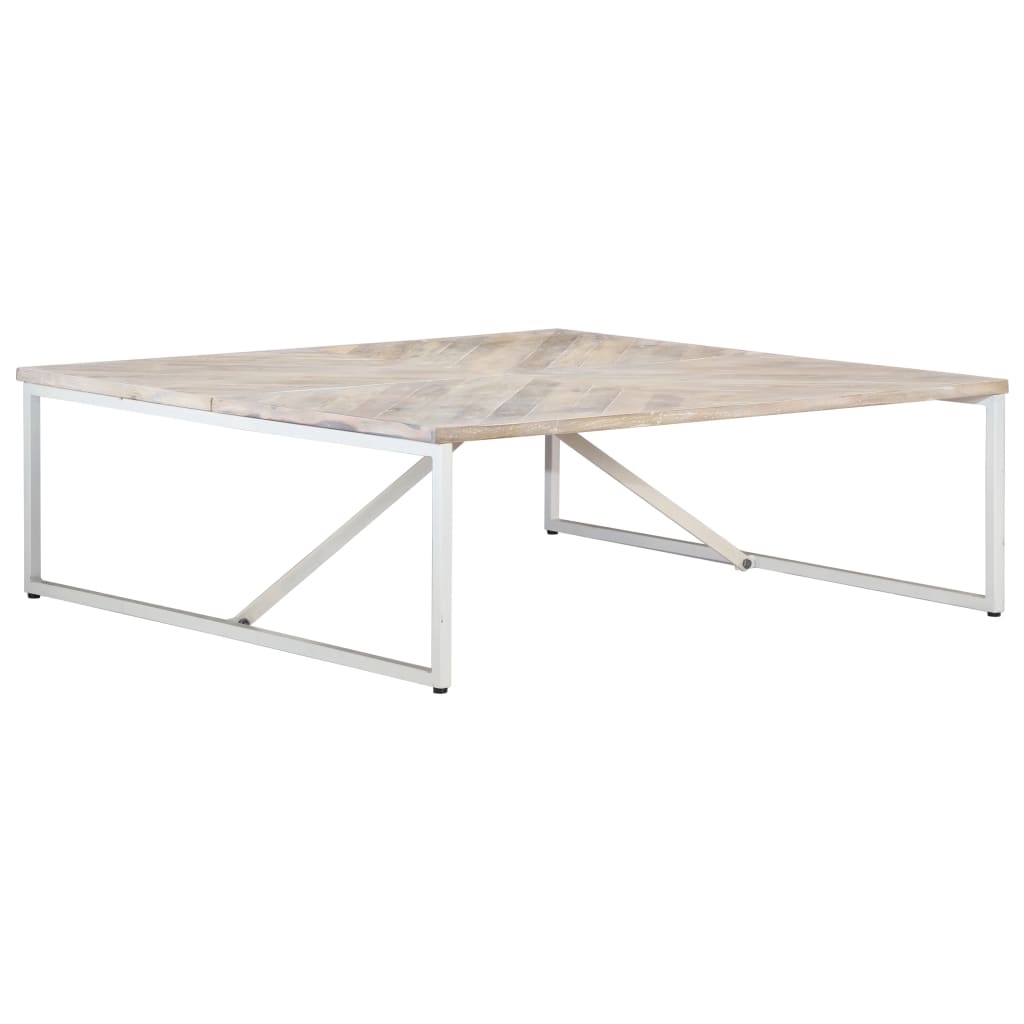 Coffee table 110x110x36 cm solid mango wood