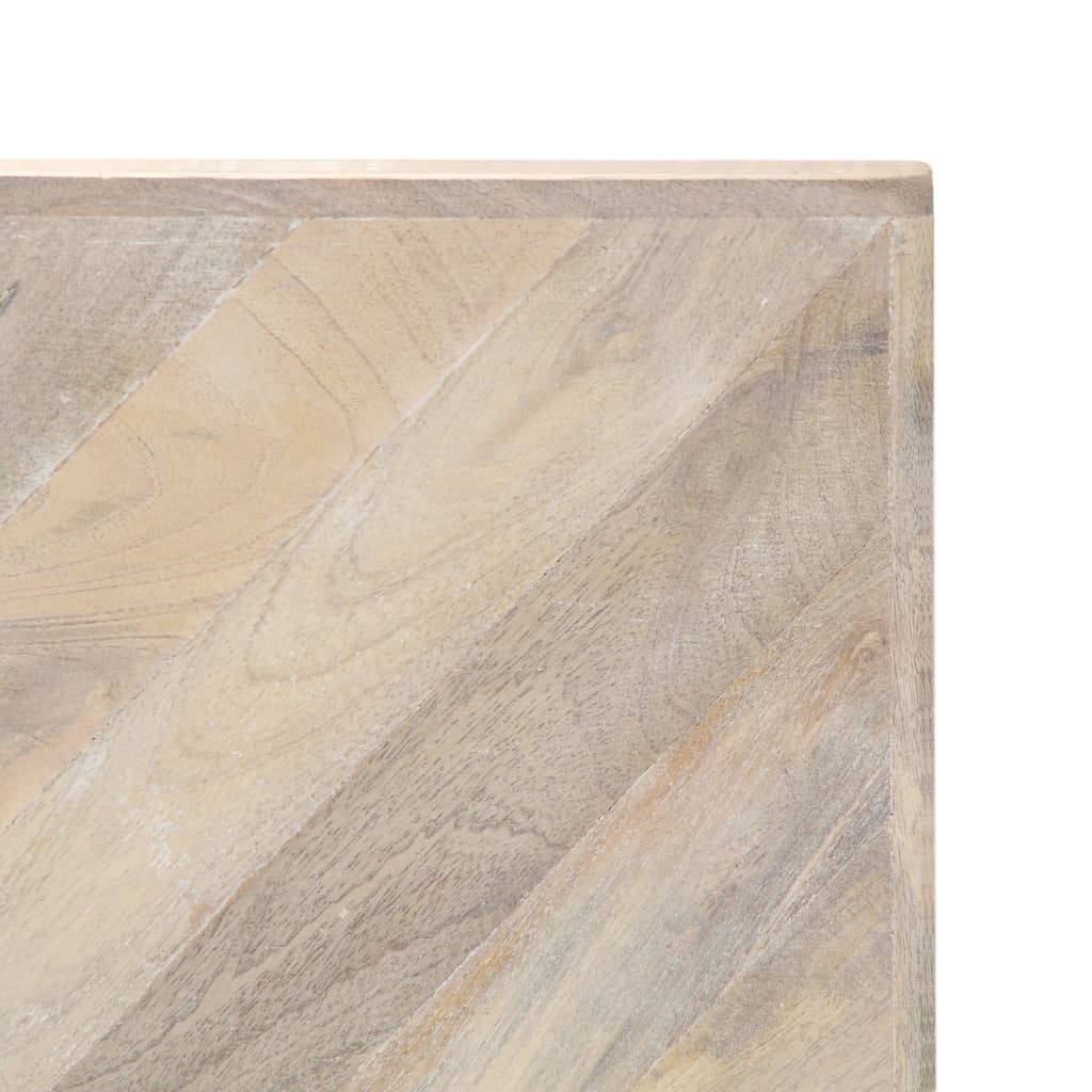 Coffee table 110x110x36 cm solid mango wood