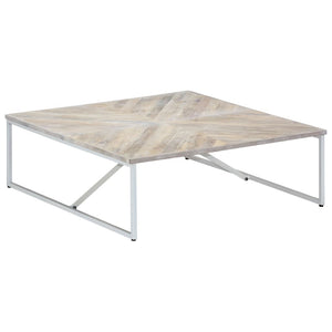 Coffee table 110x110x36 cm solid mango wood