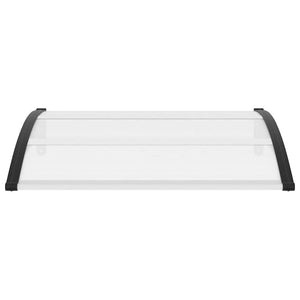 Screen roof black and transparent 120x75 cm PC
