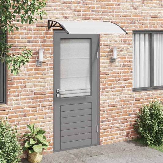 Screen roof black and transparent 120x75 cm PC
