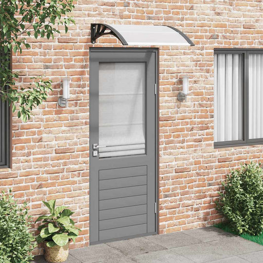 Screen roof black and transparent 200x75 cm PC