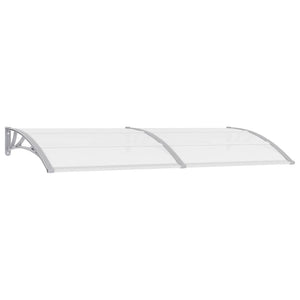 Screen roof grey and transparent 240x75 cm PC