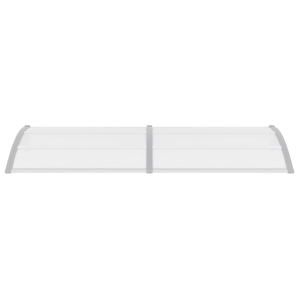 Screen roof grey and transparent 240x75 cm PC