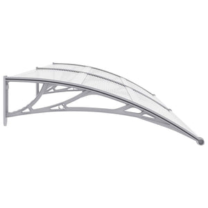 Screen roof grey and transparent 240x75 cm PC