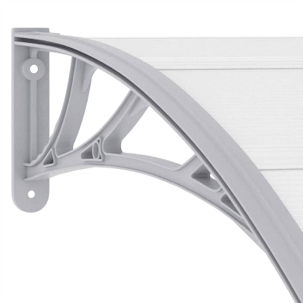 Screen roof grey and transparent 240x75 cm PC
