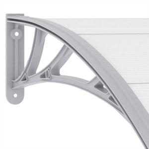 Screen roof grey and transparent 240x75 cm PC