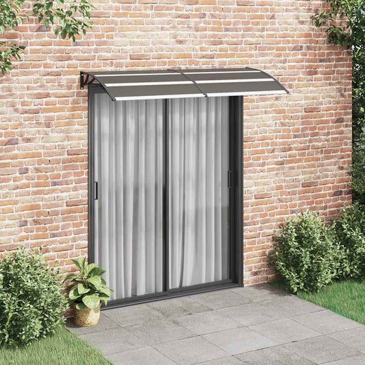 Screen roof black 200x75 cm PC