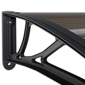 Screen roof black 240x75 cm PC