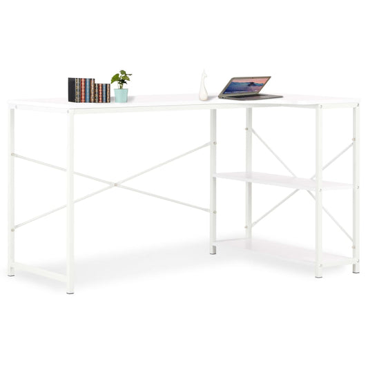 Computer desk white 120x72x70 cm