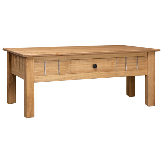 Coffee table 100x60x45 cm solid pine Panama Range
