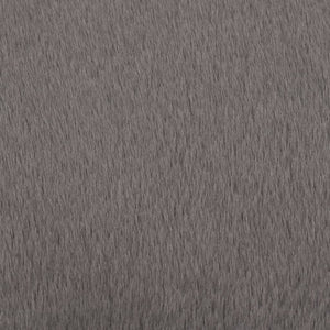 Rug 160 cm artificial rabbit fur dark grey