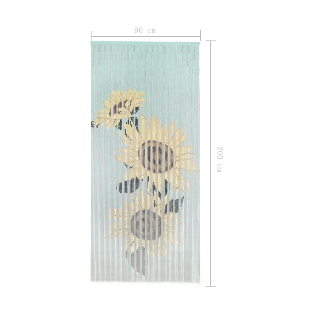 Insect door curtain bamboo 90x200 cm