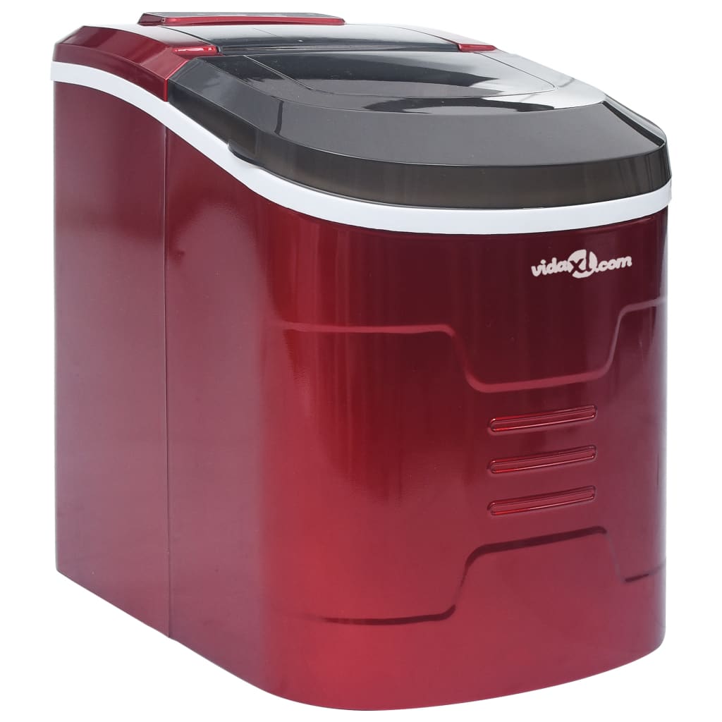 Ice cube maker 2.4 L 15 kg / 24 h red