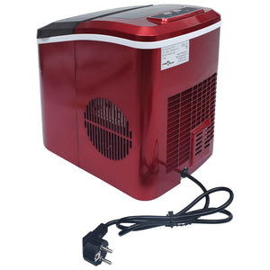 Ice cube maker 2.4 L 15 kg / 24 h red