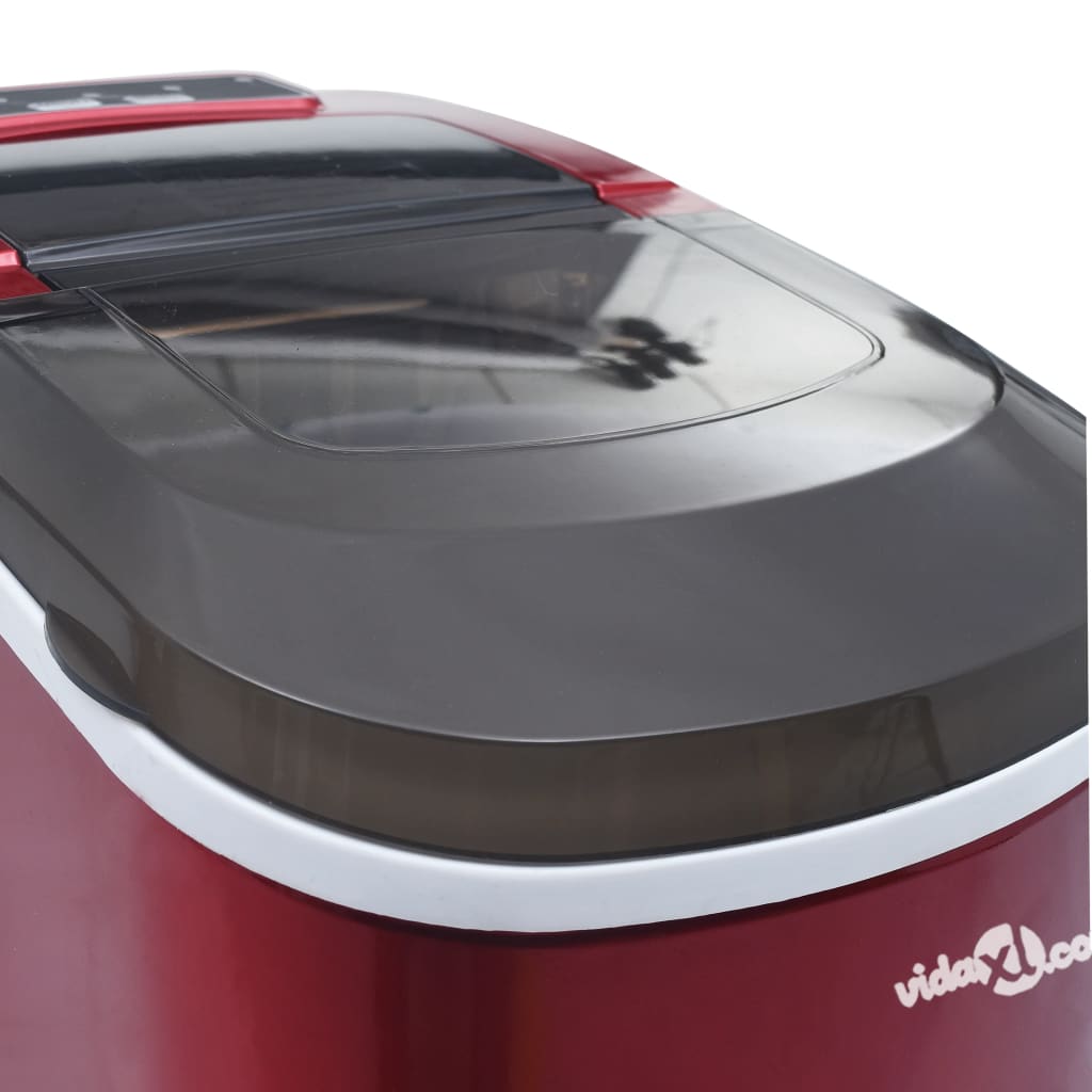 Ice cube maker 2.4 L 15 kg / 24 h red