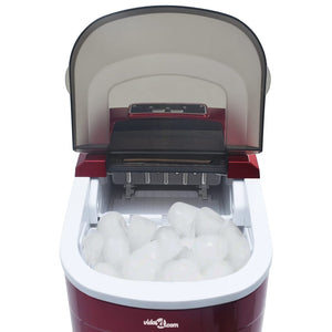 Ice cube maker 2.4 L 15 kg / 24 h red