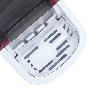 Ice cube maker 2.4 L 15 kg / 24 h red
