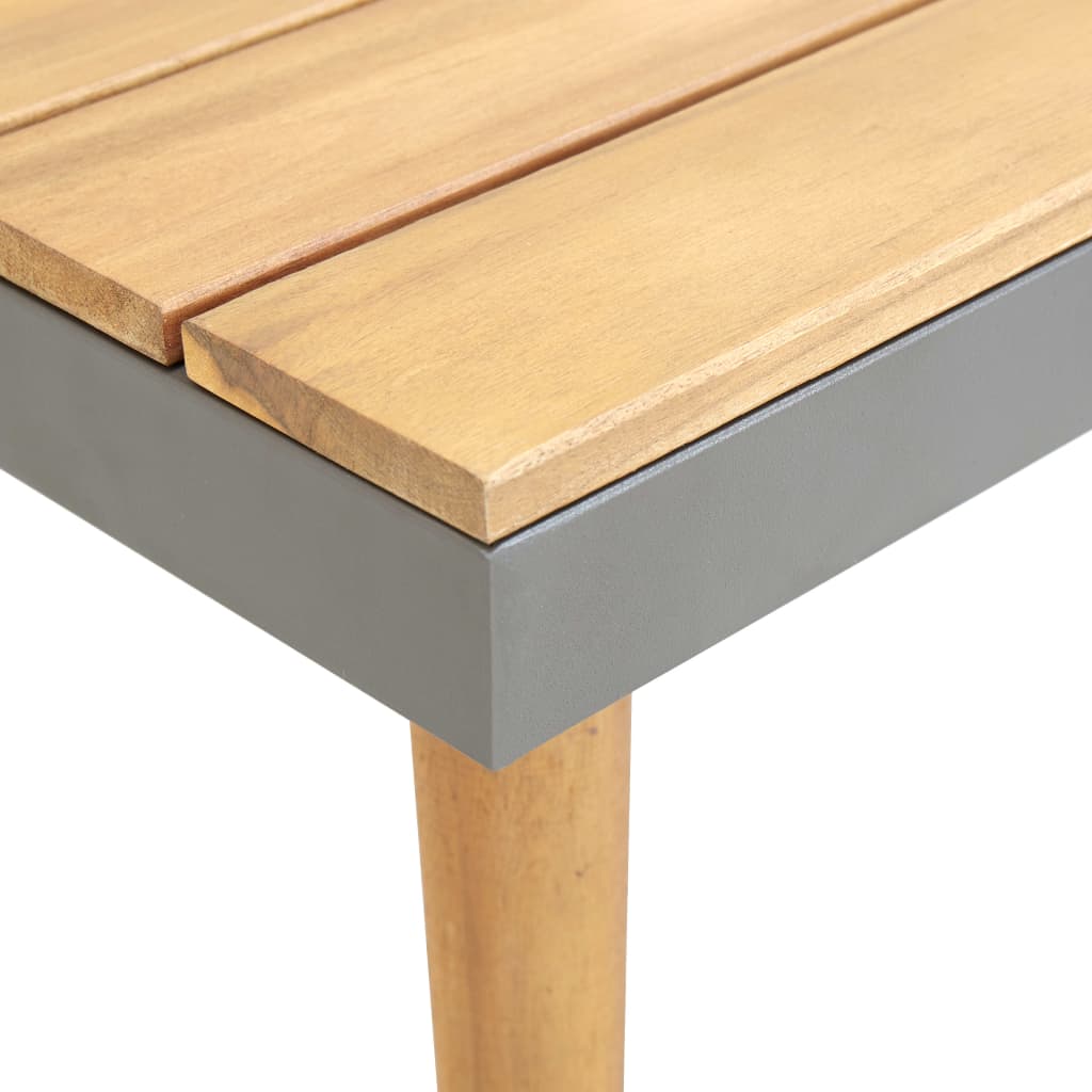 Garden coffee table 60x60x31.5 cm solid acacia wood