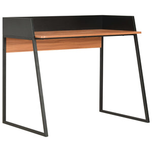 Desk black and brown 90x60x88 cm