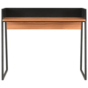 Desk black and brown 90x60x88 cm