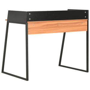 Desk black and brown 90x60x88 cm