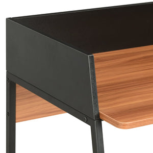 Desk black and brown 90x60x88 cm
