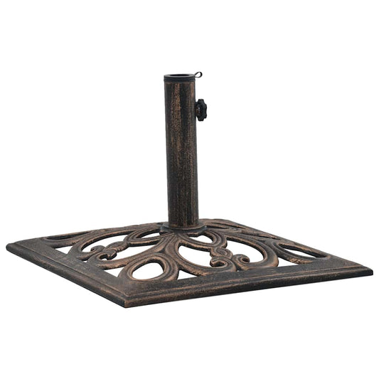 Parasol base bronze 12 kg 49 cm cast iron