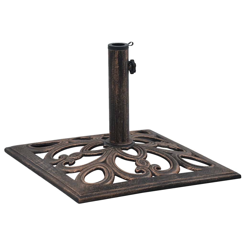 Parasol base bronze 12 kg 49 cm cast iron