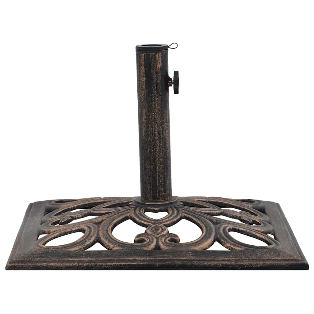 Parasol base bronze 12 kg 49 cm cast iron