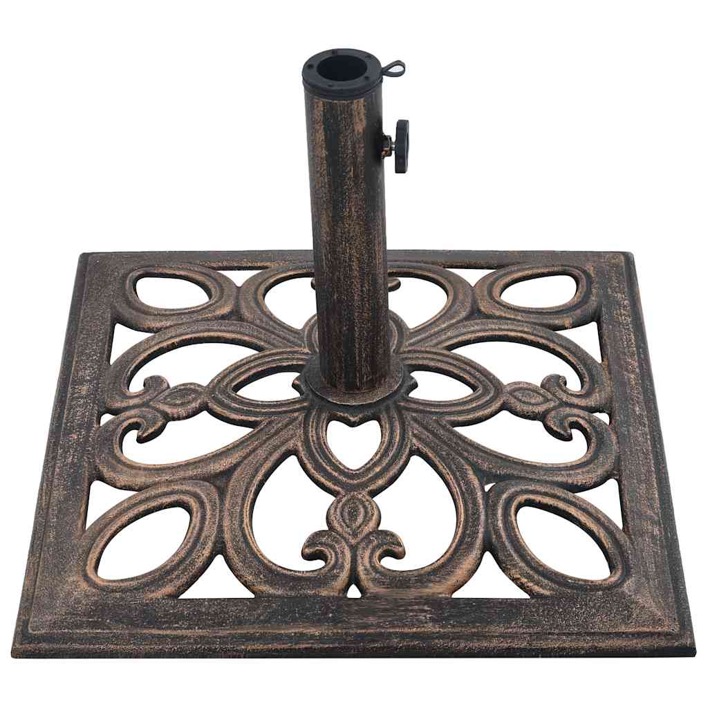 Parasol base bronze 12 kg 49 cm cast iron