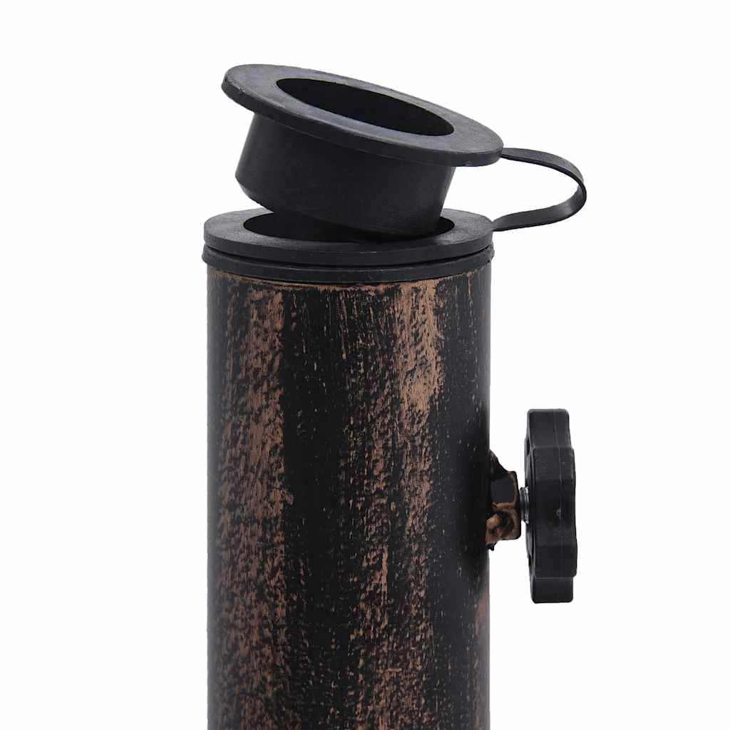 Parasol base bronze 12 kg 49 cm cast iron